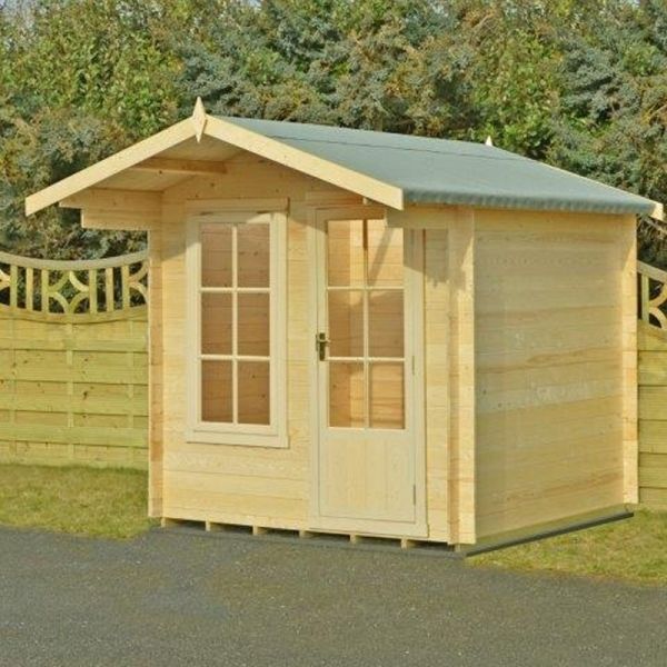 Crinan Log Cabin Home Office Garden Room Approx 7 x 7 Feet