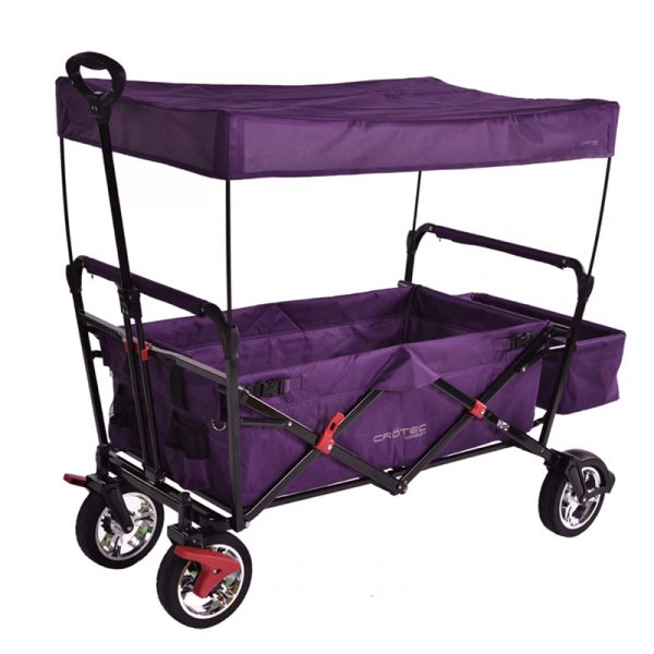 Original Crotec Wagon with Removable Shade Canopy CT500-A  Purple