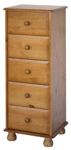 Dovedale 5 Drawer Narrow Chest