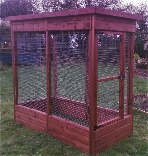 Buttercup Display Aviary 6' x 3' x 6' Outdoor Bird Aviary or Pet Cage