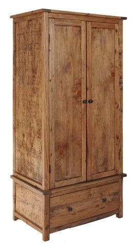 Denver 2 Door, 1 Drawer Wardrobe
