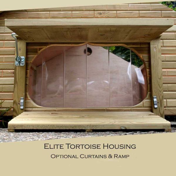 Optional Draught Curtains for Tortoise House