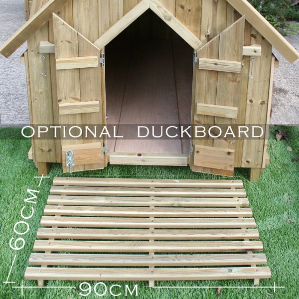 Optional Duckboard for Aldeburgh Goose Or Duck House - L60 x W90 cm