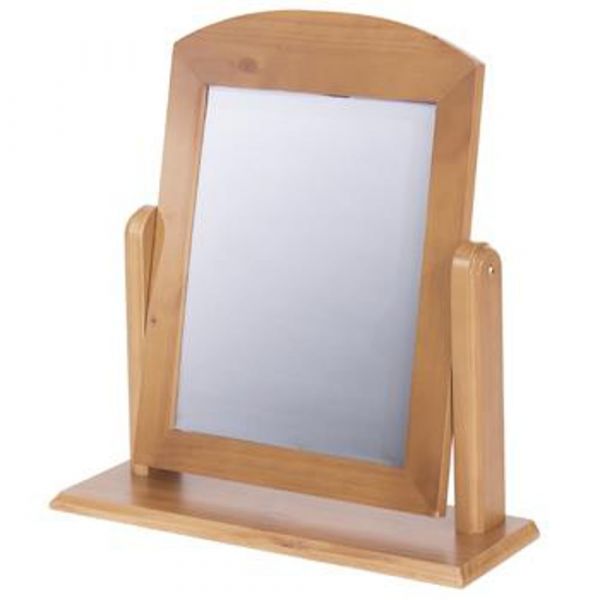 Edwardian Antique Lacquered Pine Single Mirror