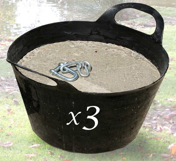 Optional Extra - Mud Anchor Set for Somerton Floating Duck House Three Nest