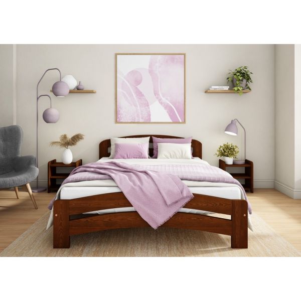 Dala Bed Frame 3 Feet - Wood - L197 x W98 x H80 cm - Bear