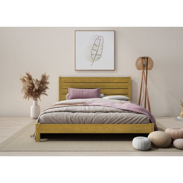 Shibui Bed Frame 5 Feet - Wood - L207 x W161 x H90 cm - Botany
