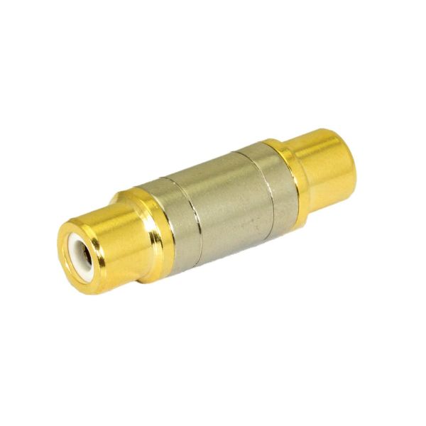 Female To Female RCA Phono Adaptor Gold Plated