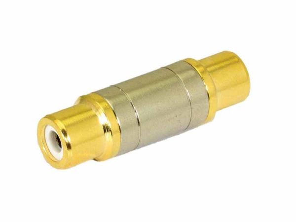 Female To Female RCA Phono Adaptor Gold Plated