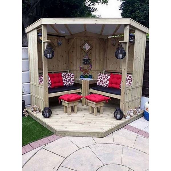 Seasons Garden Room, Covered Corner Arbour L150 x W290 x H205