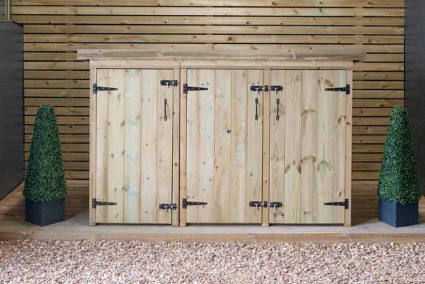 Gisburn Garden Store Large - Timber - L96 x W227 x H123 cm