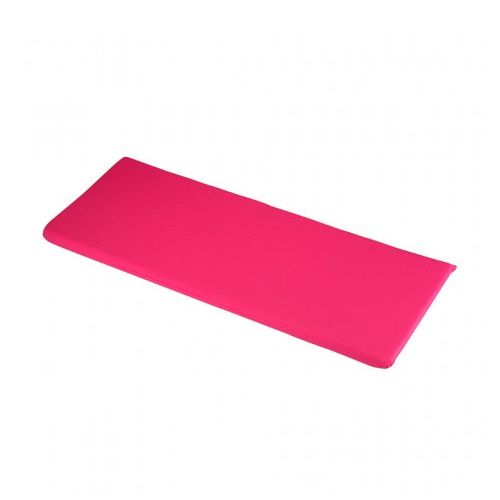 2 Seater Bench Outdoor Garden Furniture Cushion - L116 x W46 x H4 cm - Hot Pink