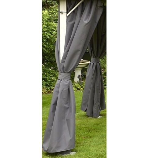 Replacement Curtains Set For Vintage Gazebo 3 x 3m Grey