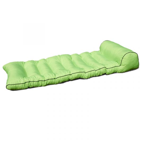 Single Floor lounger Cushions Plain - Lime Green
