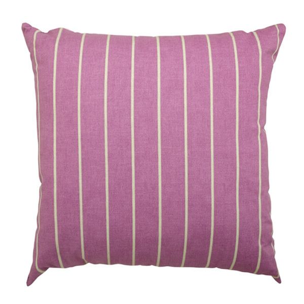Scatter cushion 18x18 Stripe Outdoor Garden Furniture Cushion (Pack of 4) - L46 x W46 cm - Purple