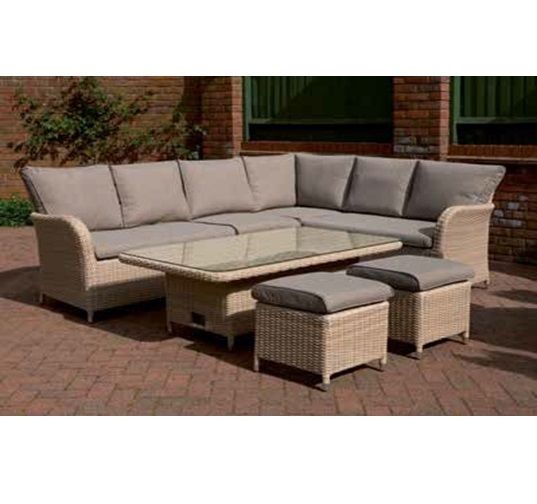 Toulouse 7 Pc Corner Set - L115 x W110 x H70 cm - Latte