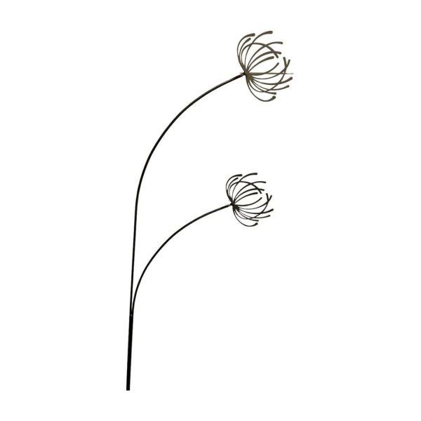 Clematis Garden Art - Bare Metal/Ready to Rust - W37 x H133 cm