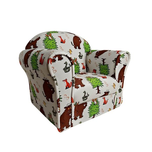 Kids Mini Chair Gruffalo - Boucle- L37 x W53 x H45 cm - Off White