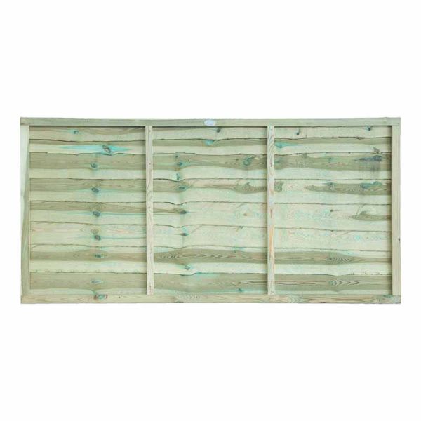 Grange Superior Vertical Trade Lap Panel - Pressure treated Timber - L4 x W182.8 x H90 cm - Green