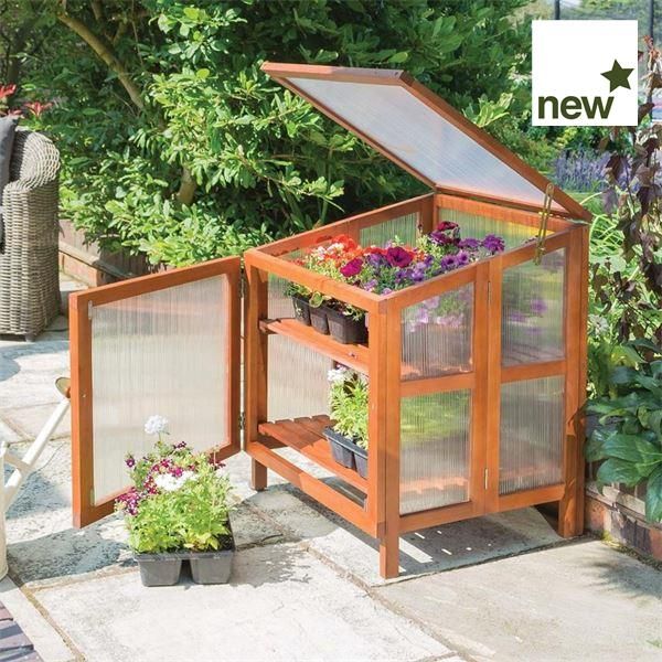 Hardwood Coldframe - L61 x W60 x H80 cm