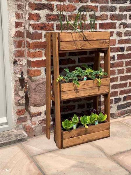 Regular Herb Garden Planter - W56 x D34 x H99 - Redwood