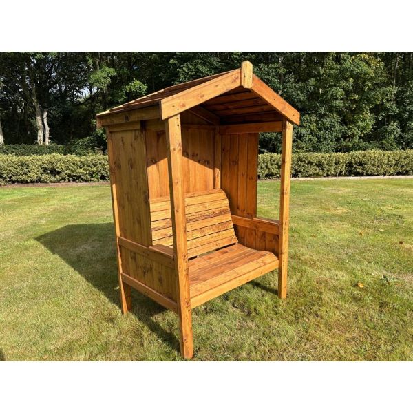 Two Seater Imperial Arbour - L80 x W129 x H183 cm - Grey