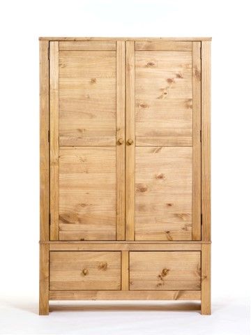Hacienda 2 Door,2 Drawer Wide Wardrobe