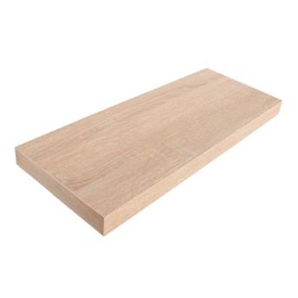 Hudson Shelf - MDF/Chipboard - 600 x 235 x 38 mm - Oak