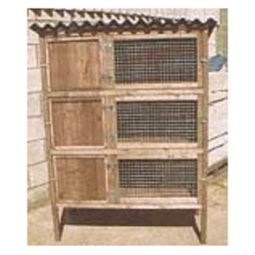 Triple store rabbit cage