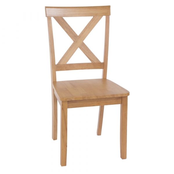 Pair of Chairs with Wooden Seat