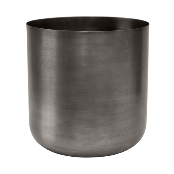 Indoor Chelsea Planter - Mild Steel - L25 x W25 x H26 cm - Pewter