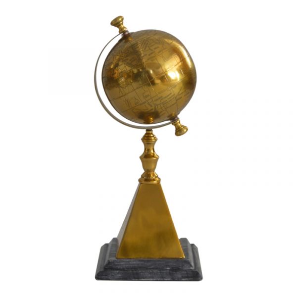 Gold Trophy Style Globe 