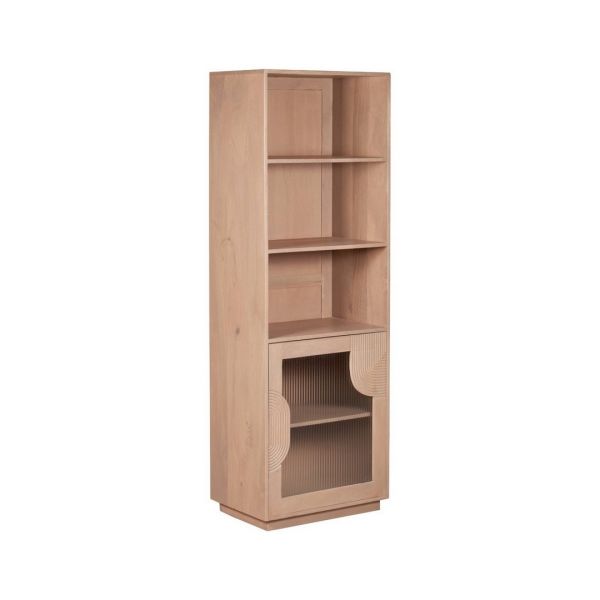 Indus Bookcase - Solid Wood - L40 x W60 x H175 cm - Brown