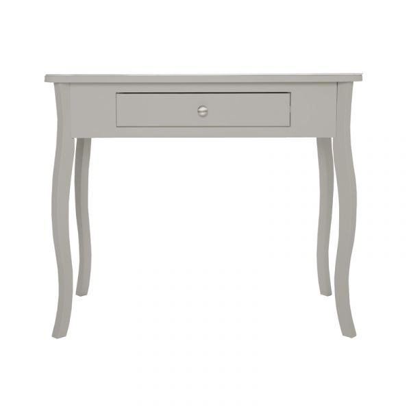 Highland Home JB Assembled Curved Grey Painted Console Dressing Table