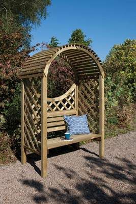 Keswick Arbour - L80 x W132 x H207.5 cm