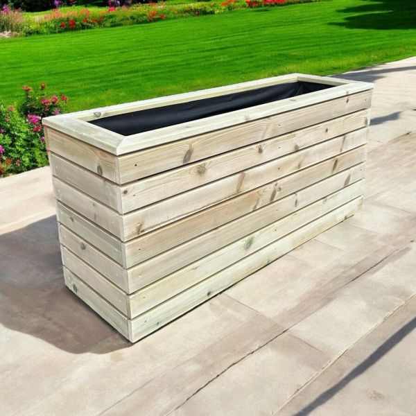 London Garden Planter - Pressure Treated Wood - L60 x W60 x H60 cm