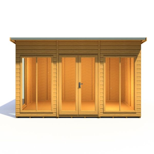 Lela 12x8 Summerhouse - L282.1 x W371.4 x H228.2 cm