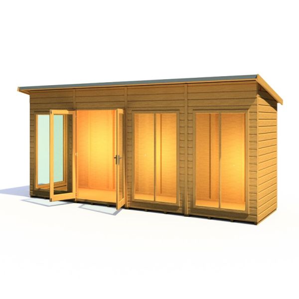 Lela 16x4 Summerhouse - L162.1 x W490.4 x H229.9 cm