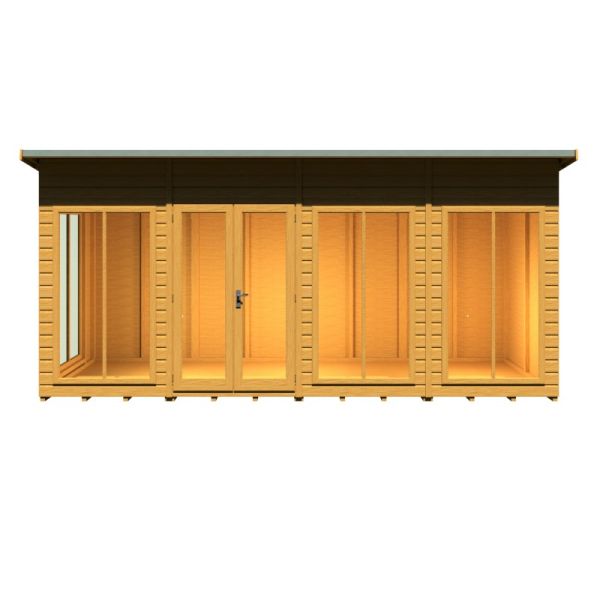 Lela 16x6 Summerhouse - L222.8 x W490.4 x H228.4 cm