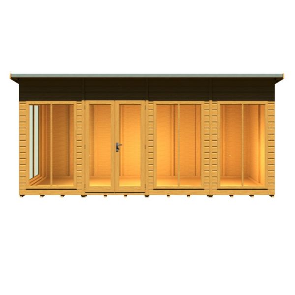 Lela 16x6 Summerhouse - L222.8 x W490.4 x H229.1 cm