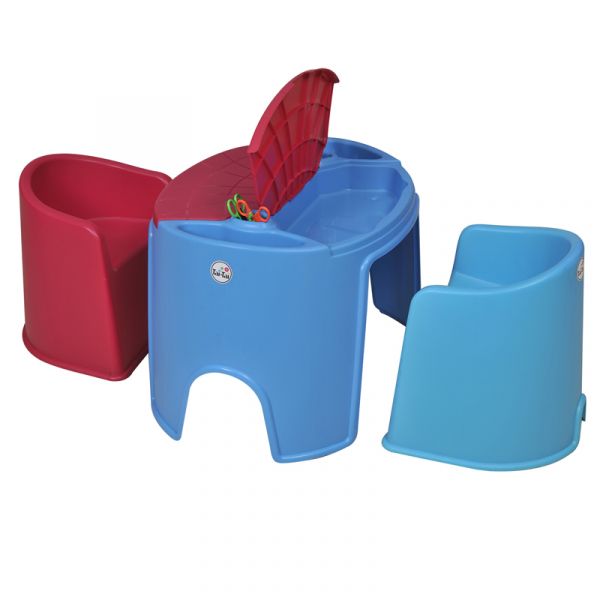 Children's Tub Table & 2 Chairs Set