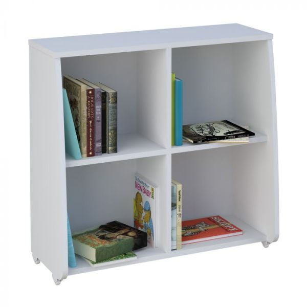 Loft Station Bookcase - L28 x W76 x H69 cm - White