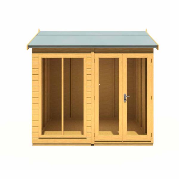 Mayfield 8 x 8 Summerhouse - Wood - L257.2 x W252.4 x H240.8 cm