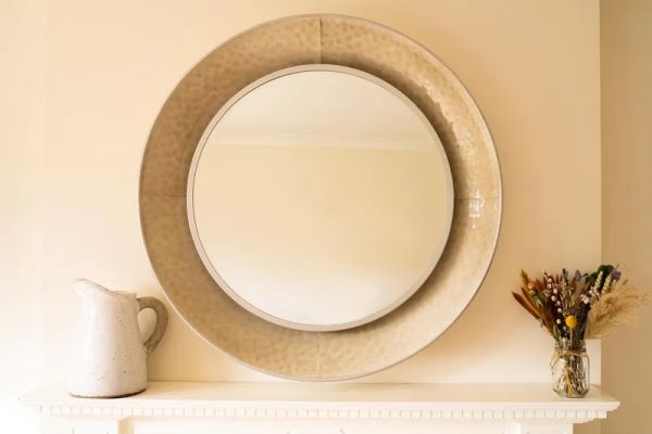 Large Mirror - L88 x W10 x H88 cm - Grey