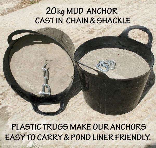 Optional Extra - Mud Anchor Set for Somerton Floating Duck House One Nest