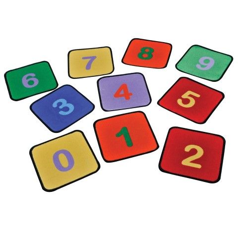 Number Squares Learning Rugs (Set of 10)