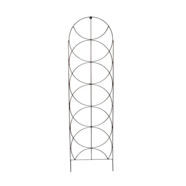 Outdoor Cylinder Trellis - Mild Steel - L2.5 x W36 x H125 cm - Zinc