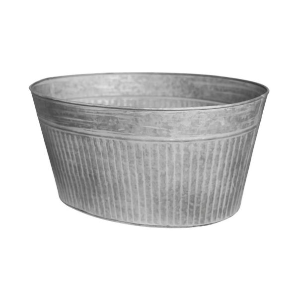 Outdoor Trough - L38 x W49 x H23 cm - Galvanised
