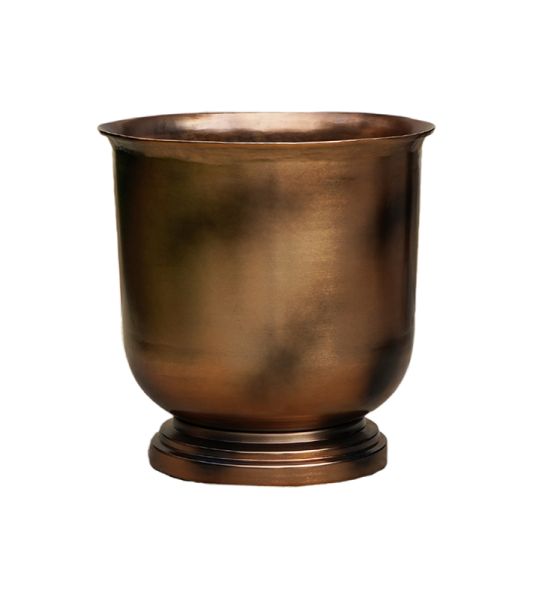 Outdoor Hampton Urn - Metal - L34 x W34 x H35 cm - Copper