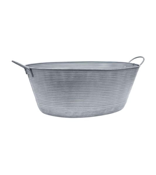 Outdoor Matlock Oval Planter - Iron - L48.5 x W48.5 x H28 cm - Metal